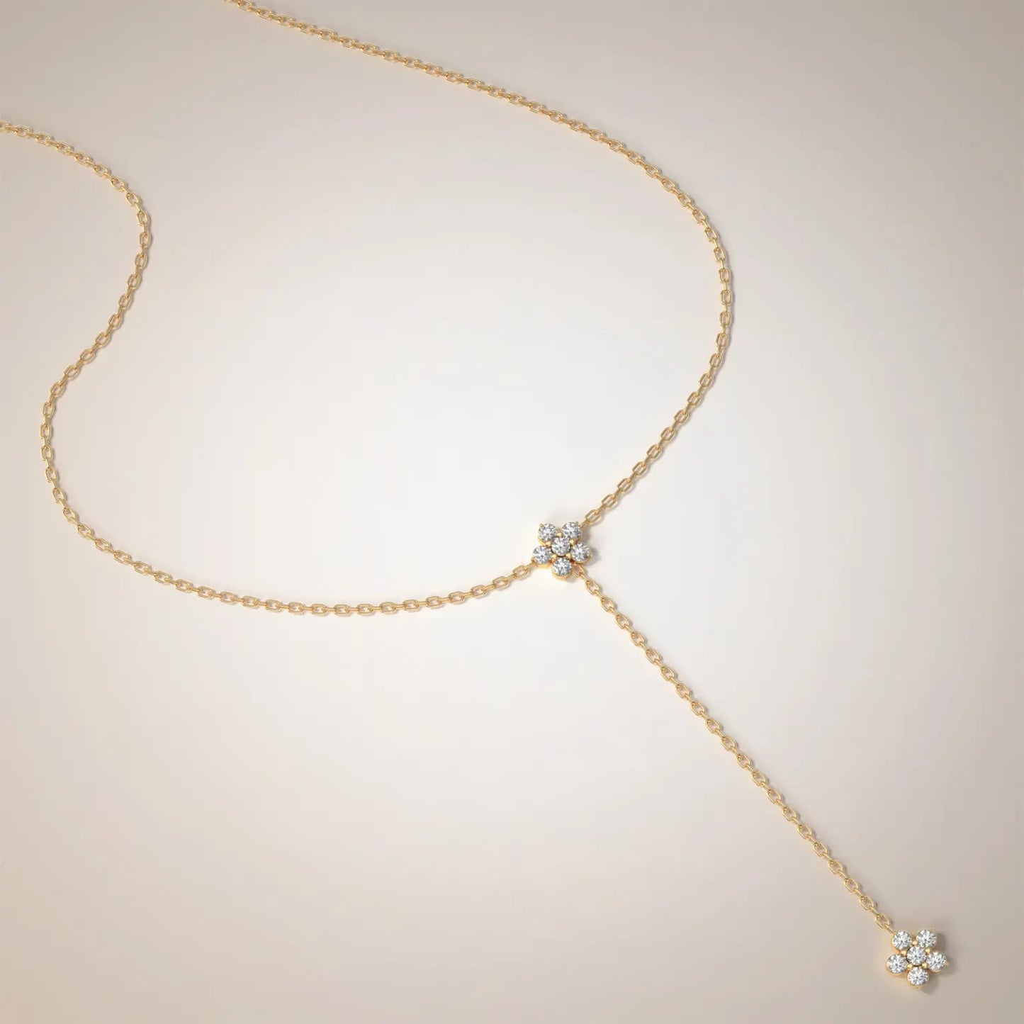 Red Carpet Fairy Flower Necklace