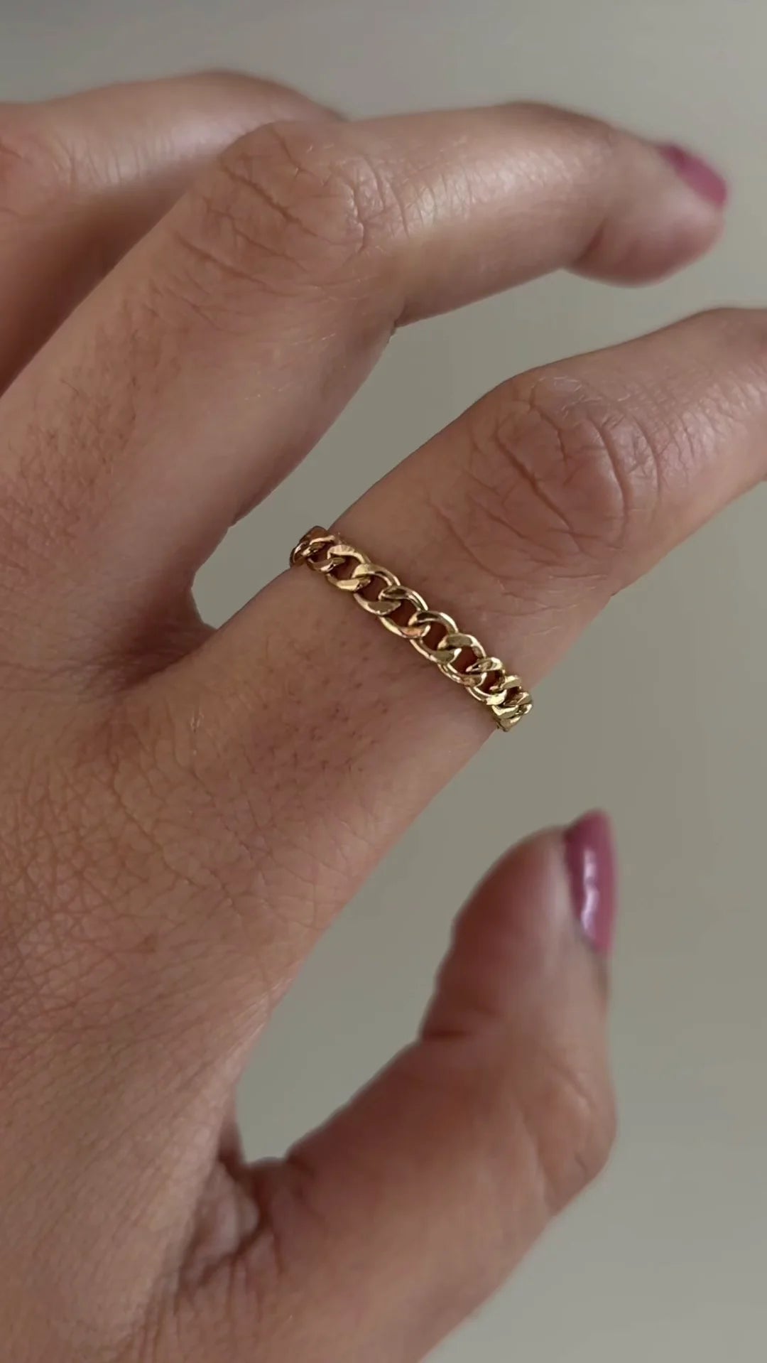 Curb chain Ring