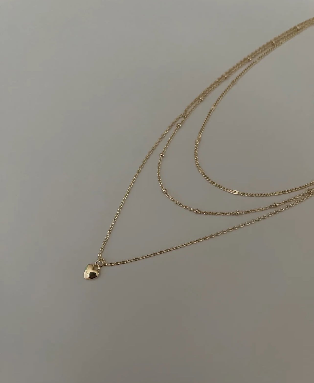 Triple layered necklace