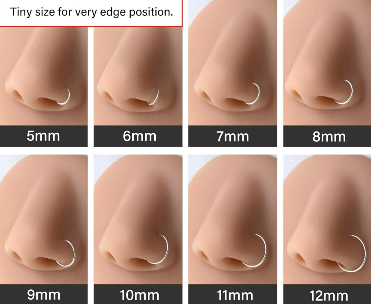 Plain nose hoop