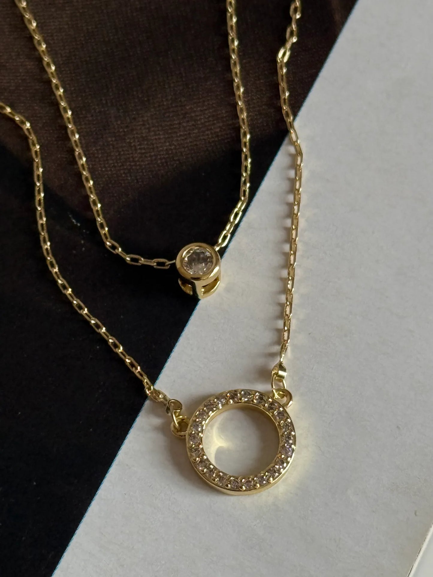 Dual Circle Necklace