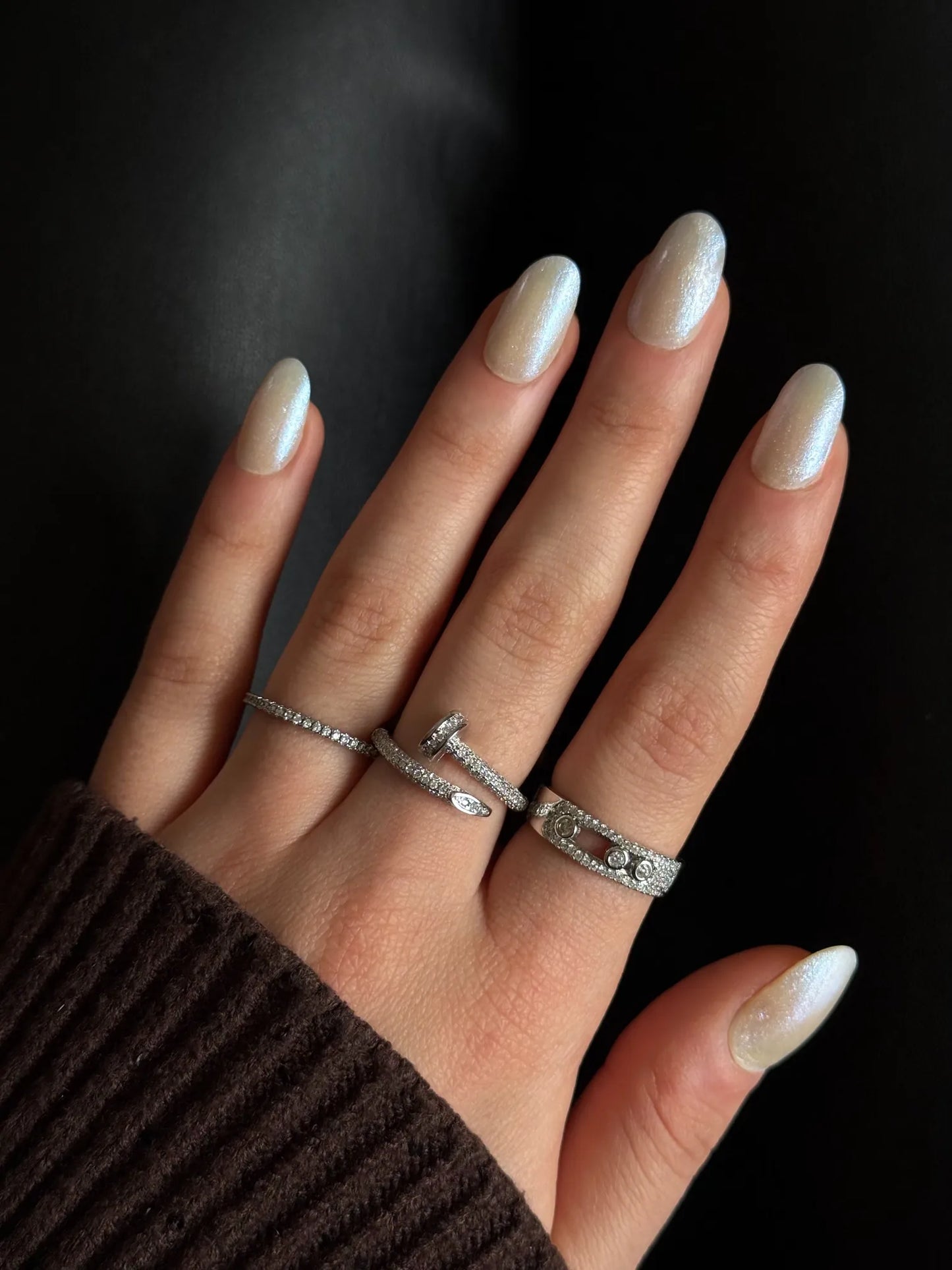 Zircon Nail Ring