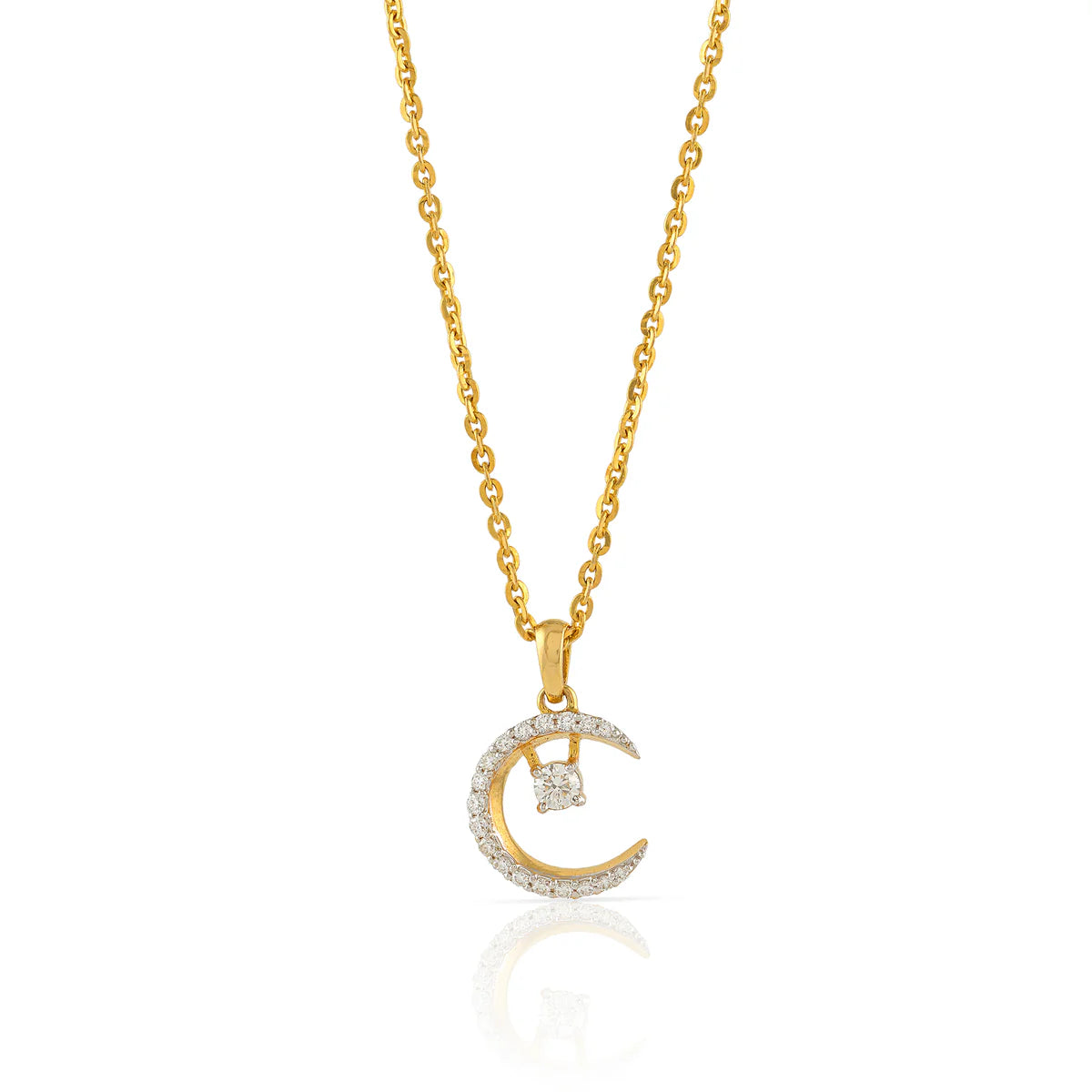 Moon Zircon Necklace