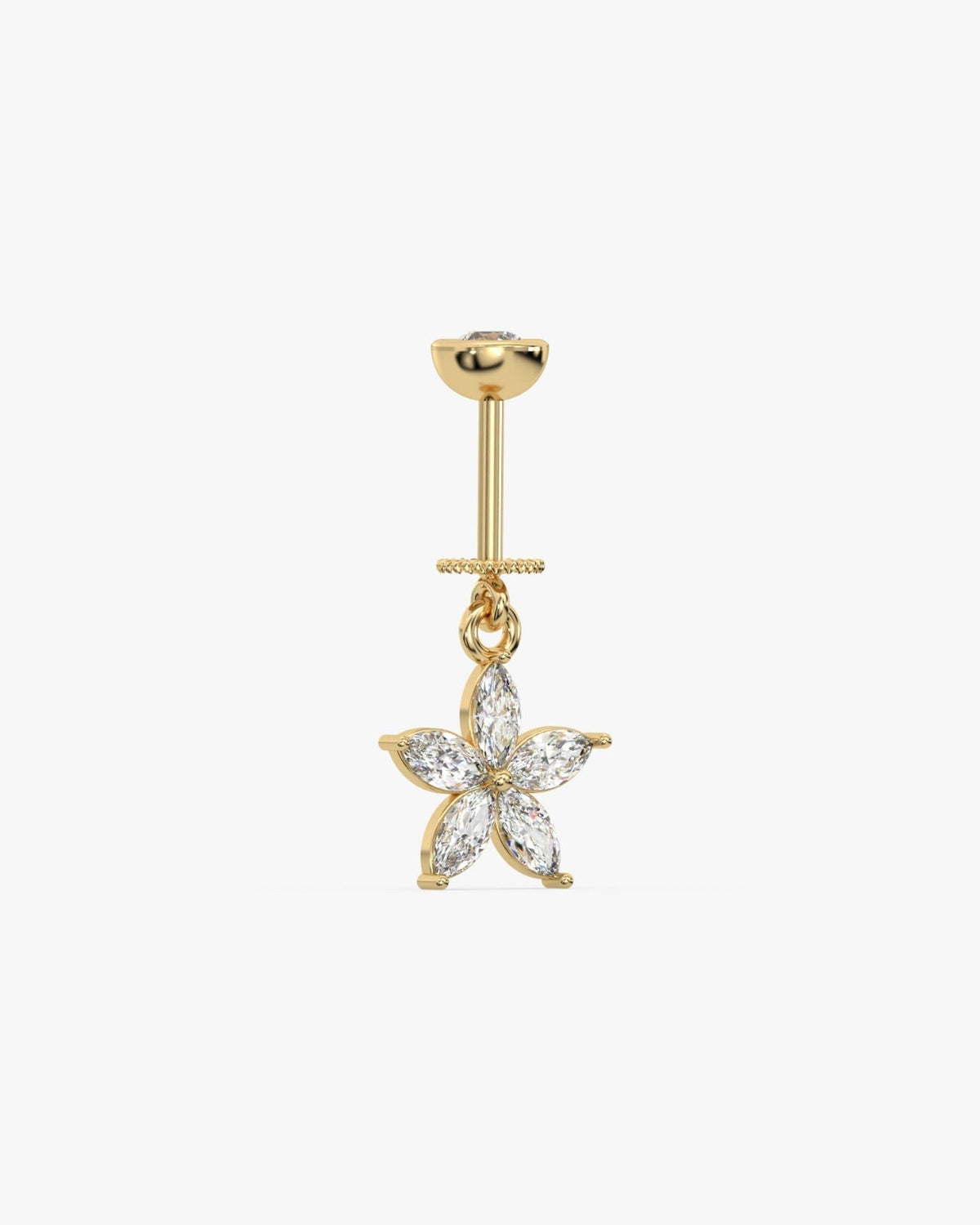Dahlia helix piercing