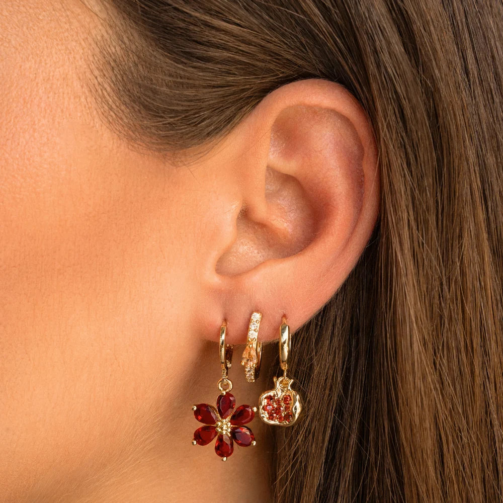 Pomegranate hoops