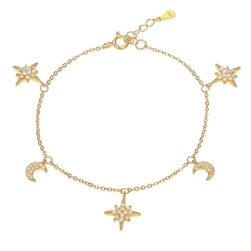Starburst anklet