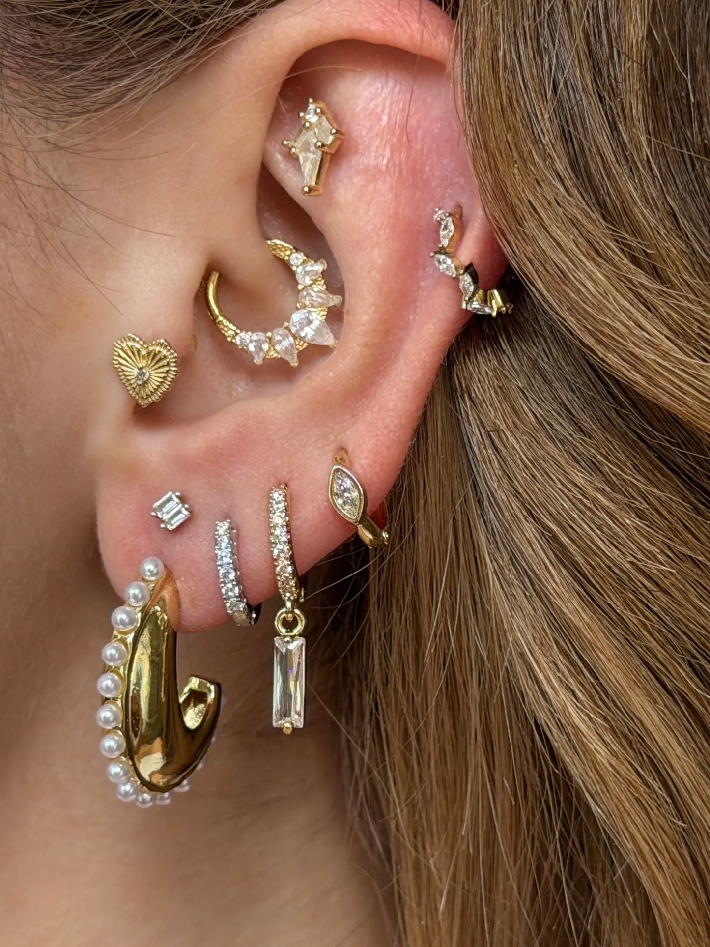Pearlie C Hoops