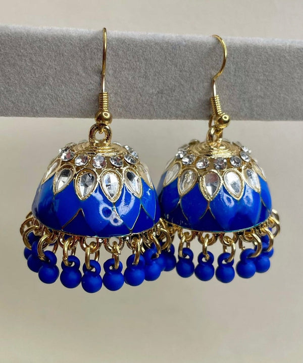 Blue Jhumka