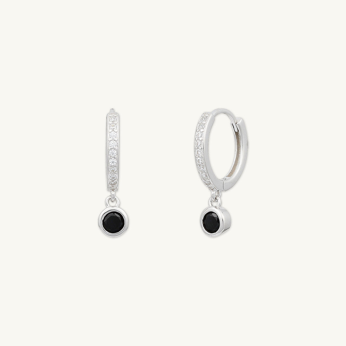 Stone Cz Hoops