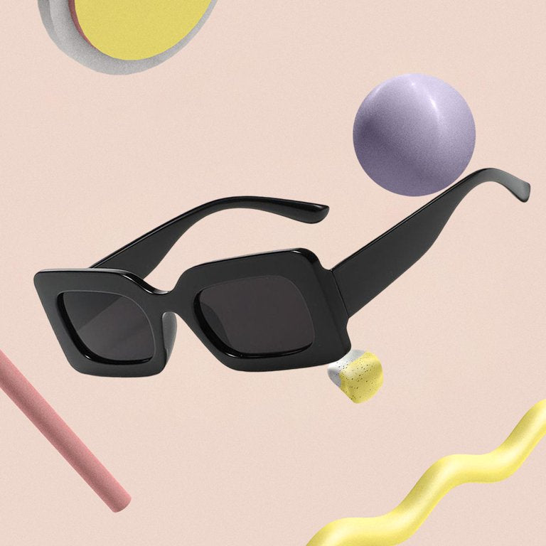 Black square sunglasses