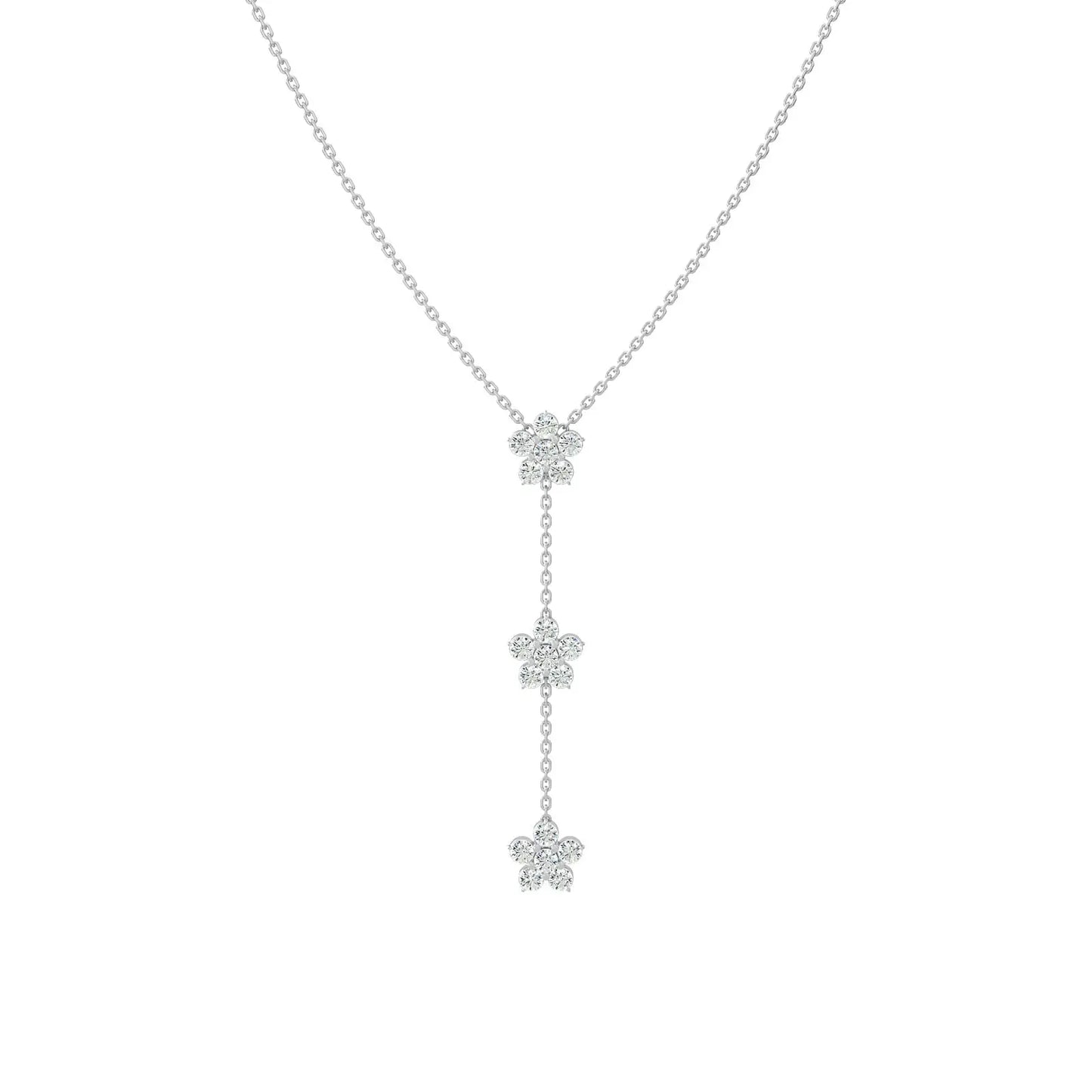 Flower trilogy necklace
