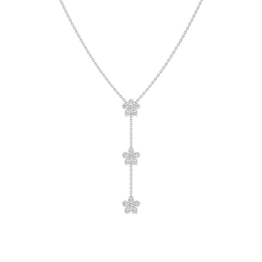 Flower trilogy necklace
