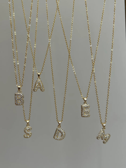 Bubble zircon initials