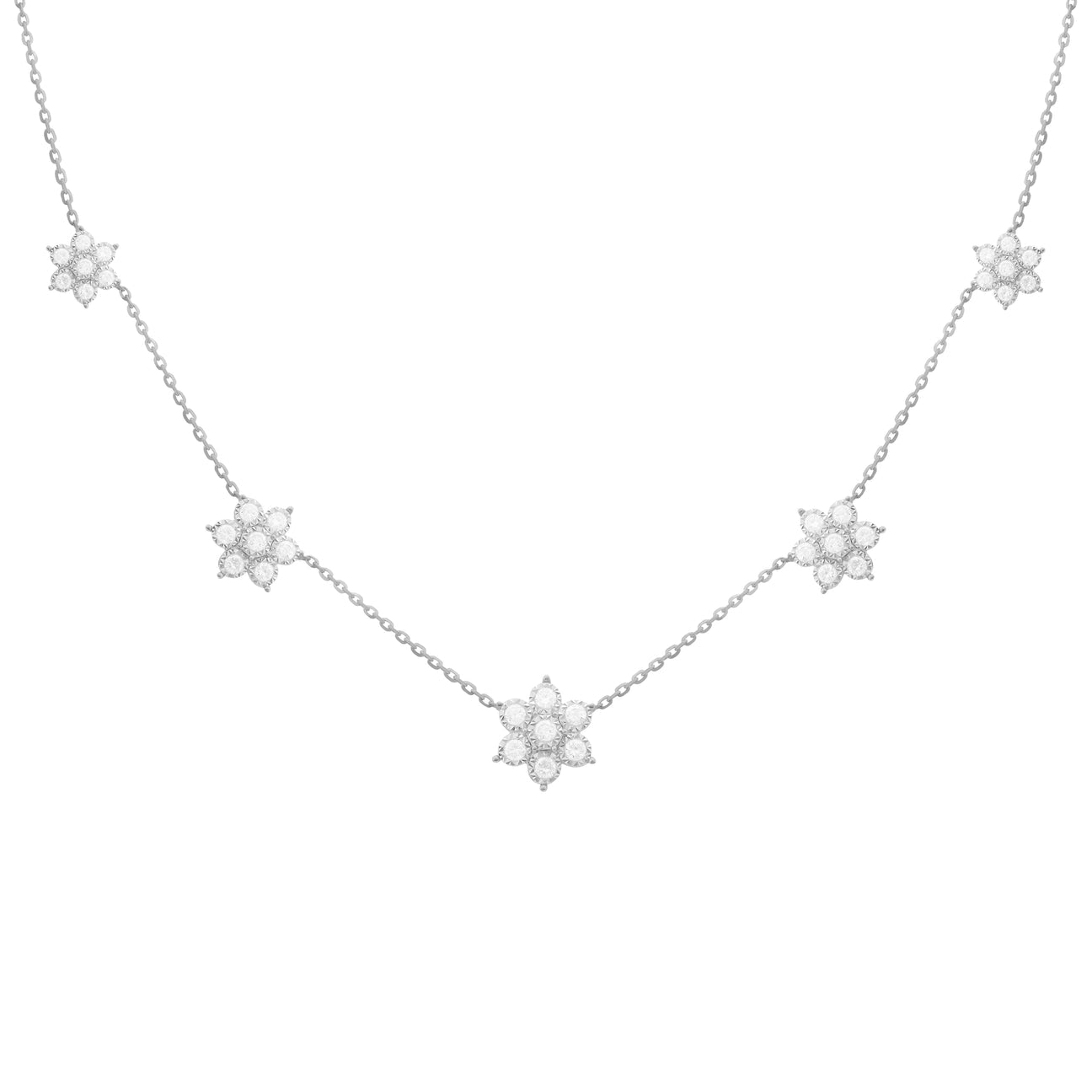 Hannah 5 Flower Necklace