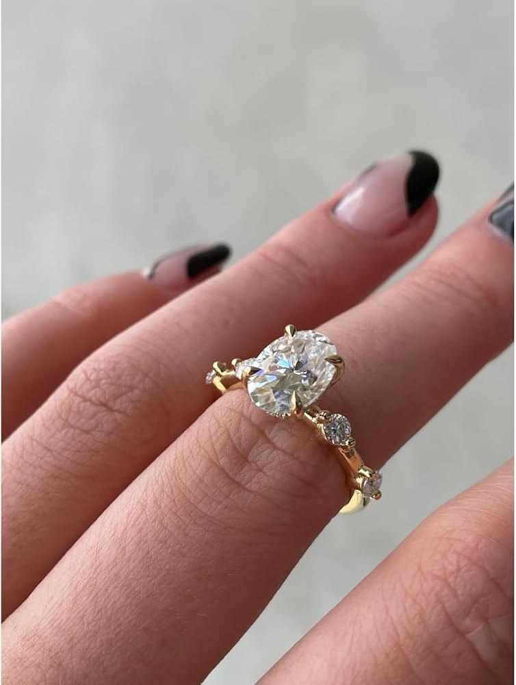 Arwen Moissanite 2.5 CT Oval Cut