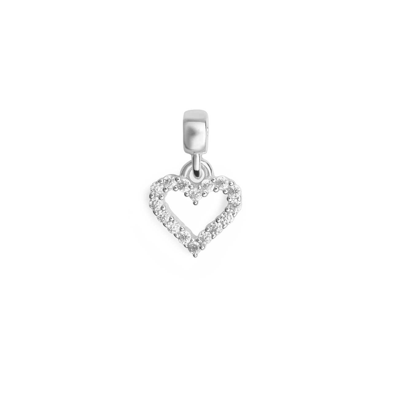 Heart contour charm β Bling By Rida