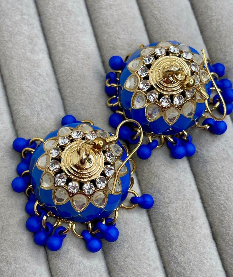 Blue Jhumka