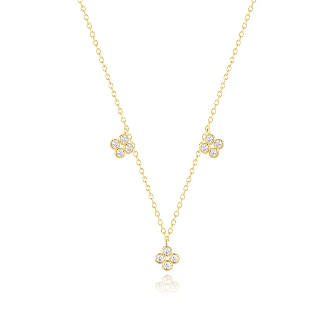 Flower charm Necklace