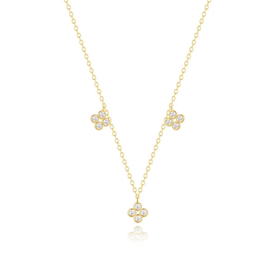 Flower charm Necklace