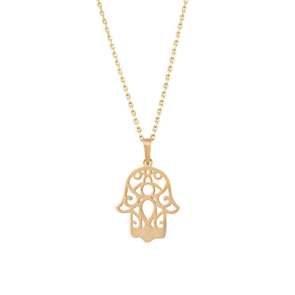 Hamsa hand necklace