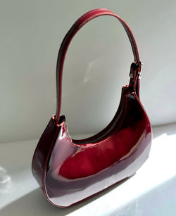 Glossy Maroon Bag