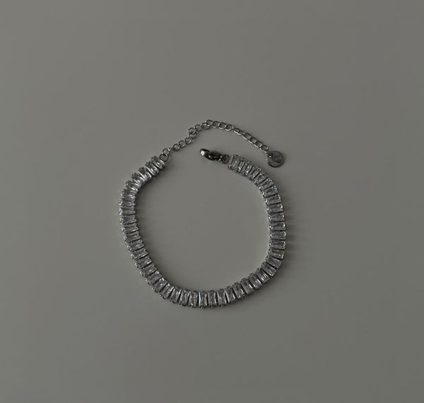 Silver Baguette Bracelet