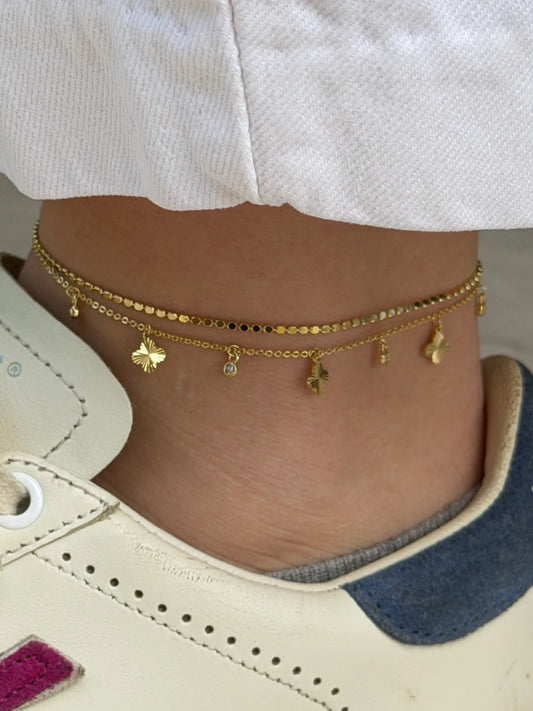 Clover Anklet