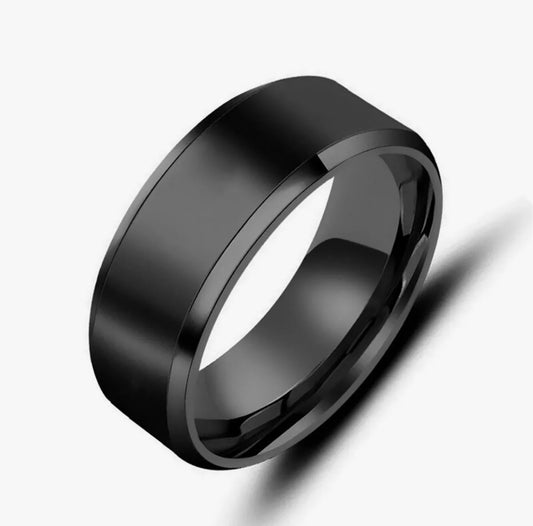 Black titanium Ring