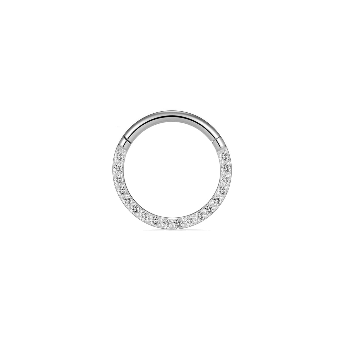 Zircon clicker Conch Ring