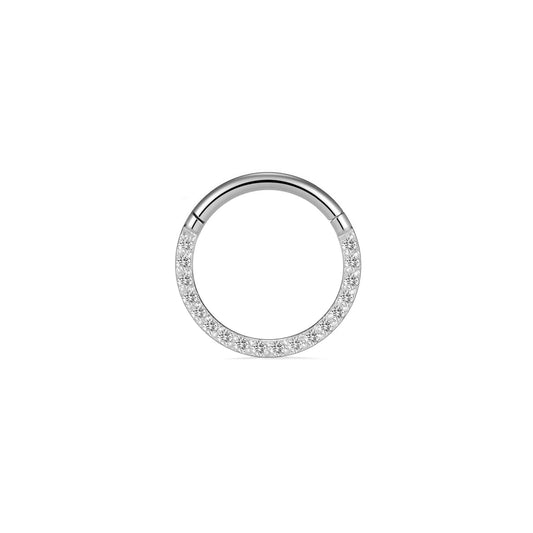 Zircon clicker Conch Ring