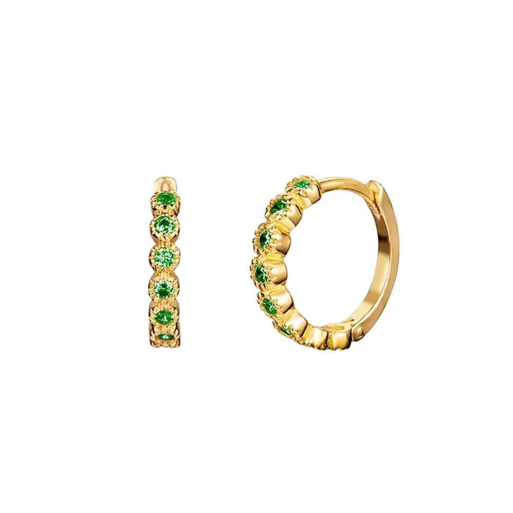 Mina Green Hoops
