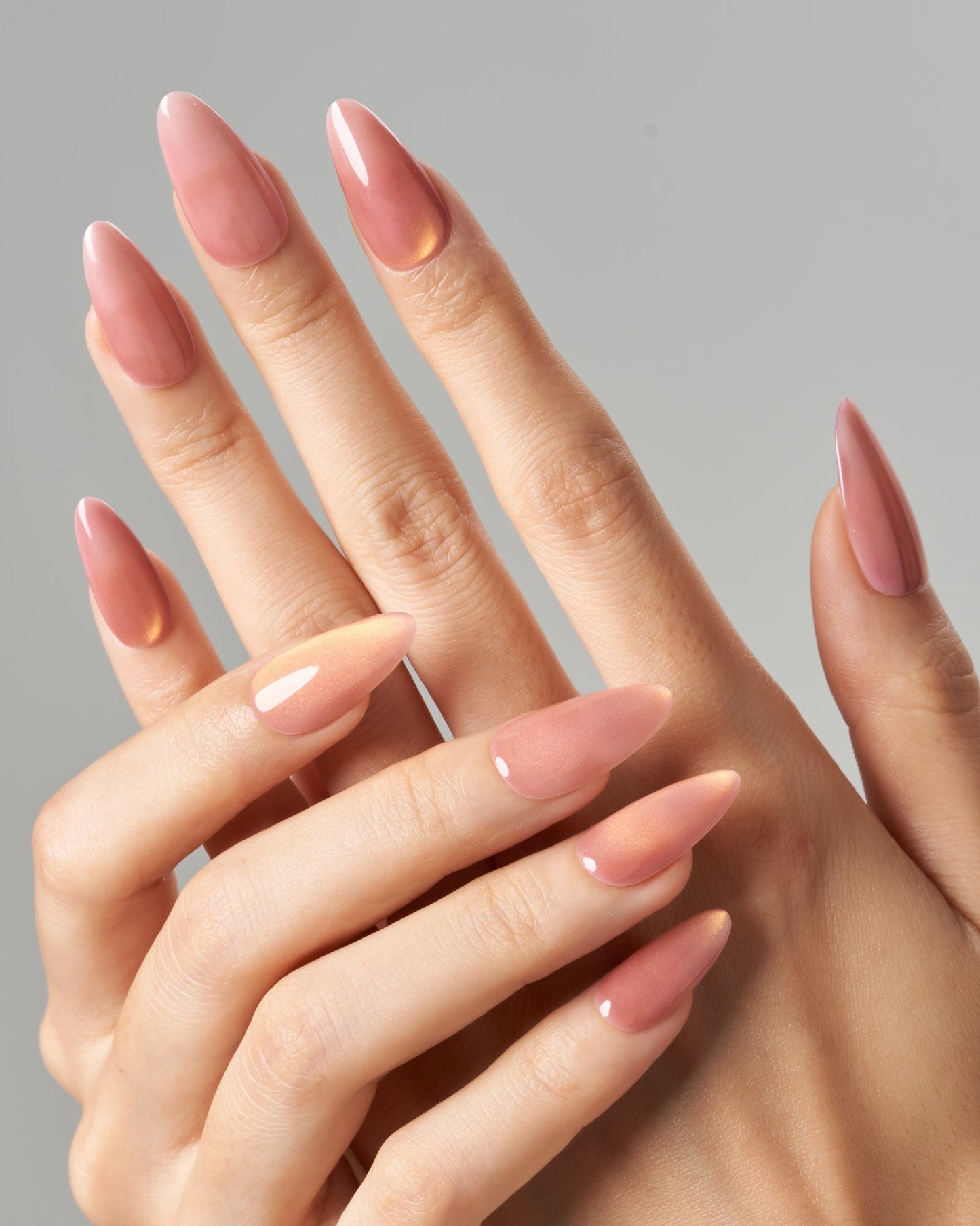 Rosegold Eye Gel nails