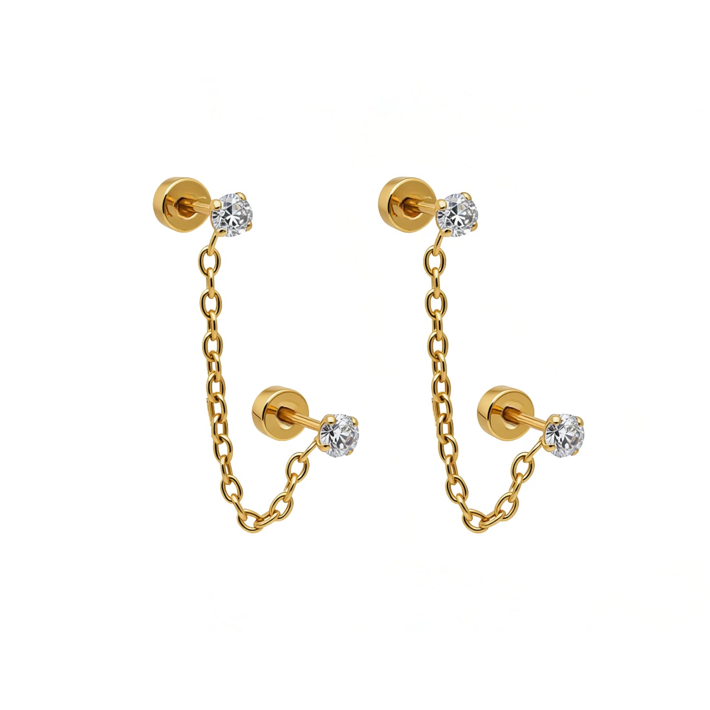 Zirconia Double piercing