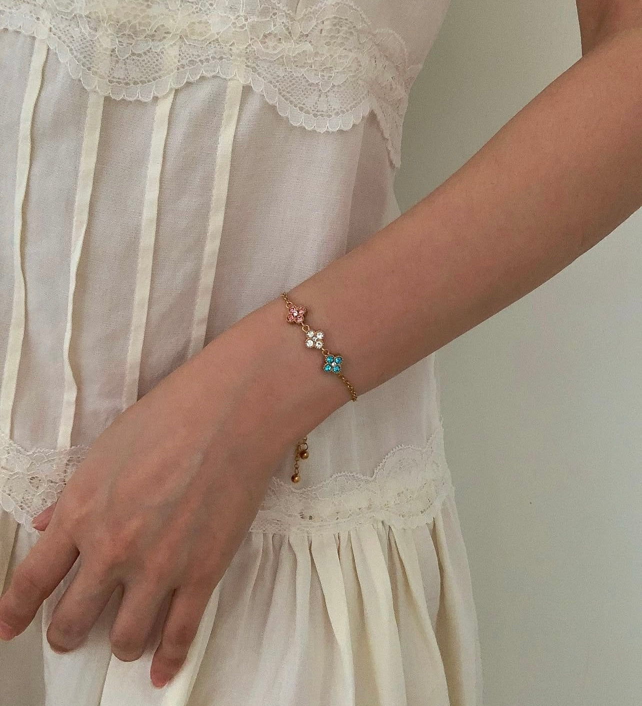 Rainbow Clover Bracelet