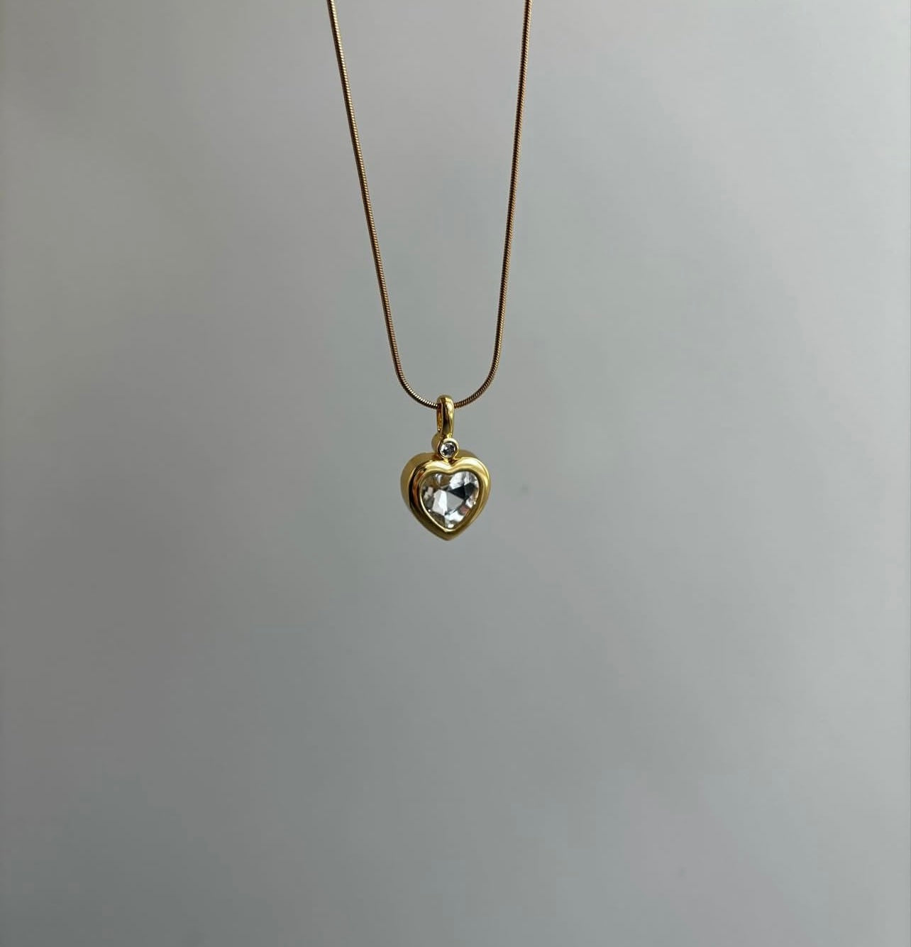 Heart pop necklace