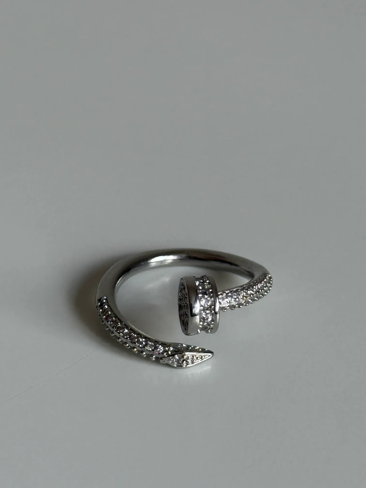 Zircon Nail Ring