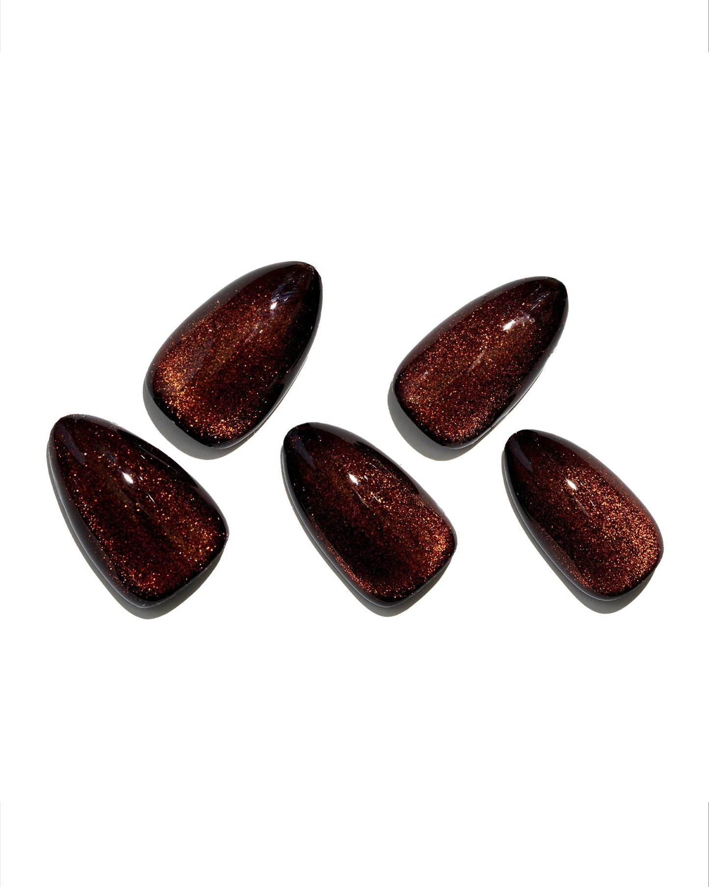 Red night cateye Nails