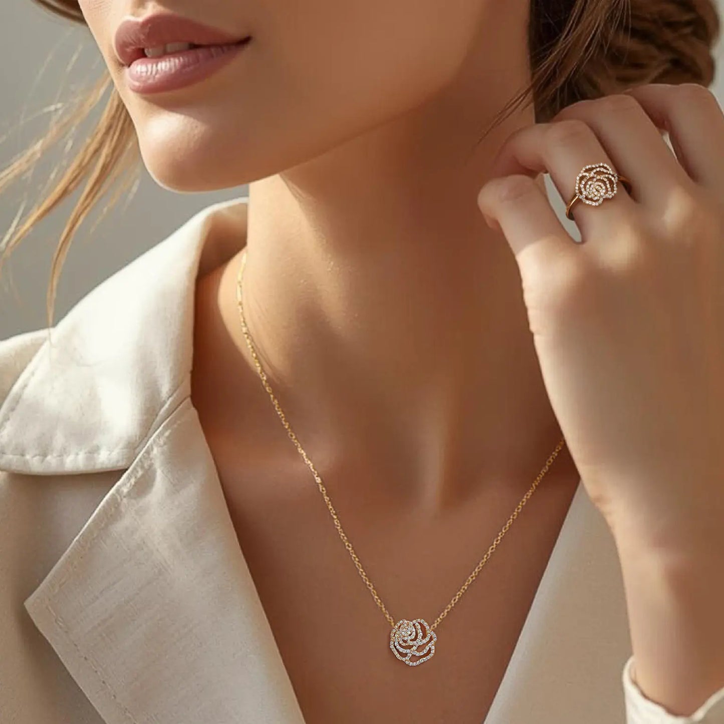 Rose Necklace