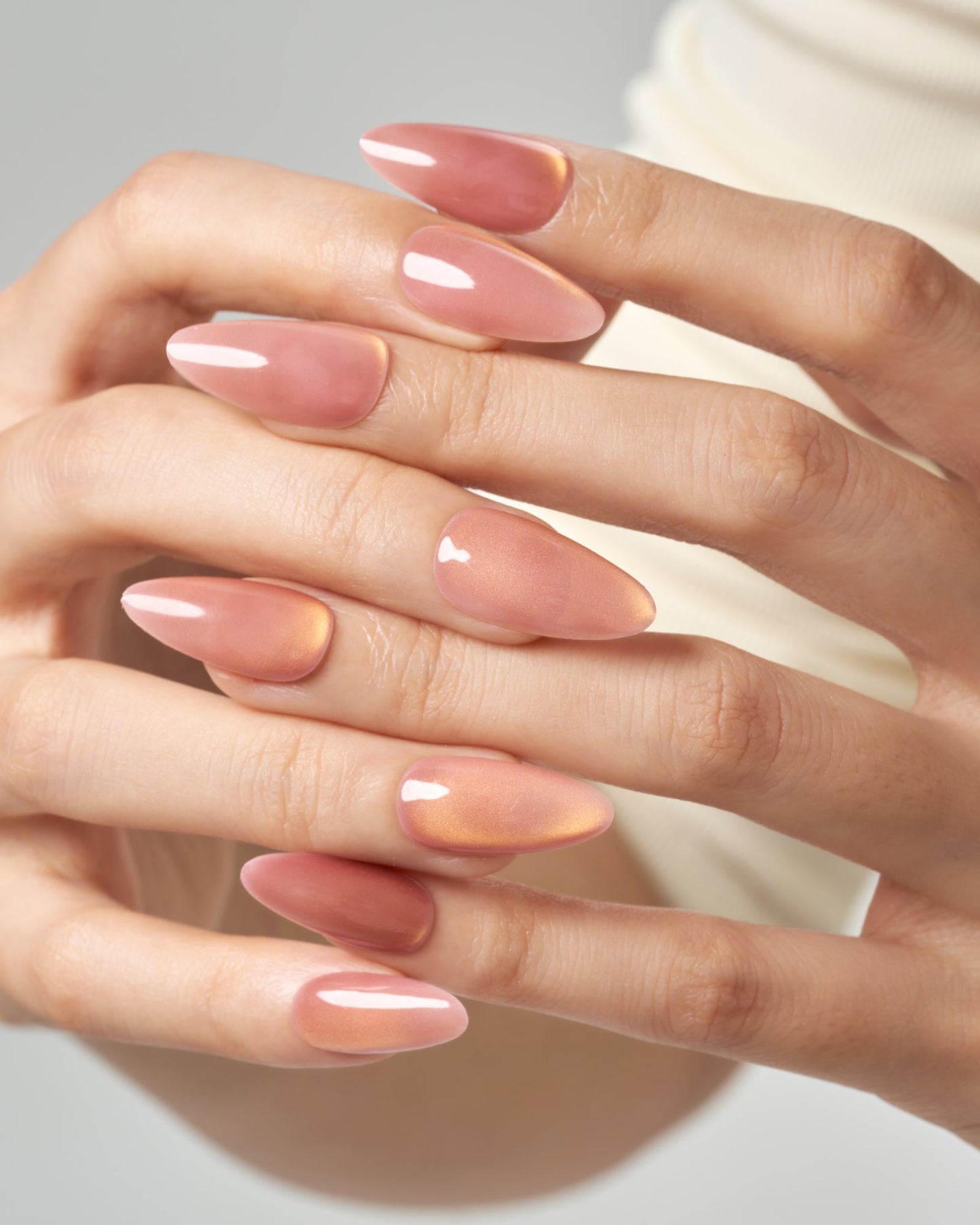 Rosegold Eye Gel nails