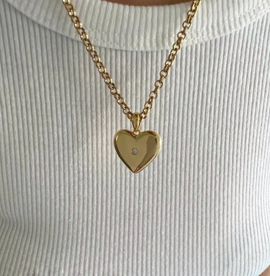 Cozy heart necklace