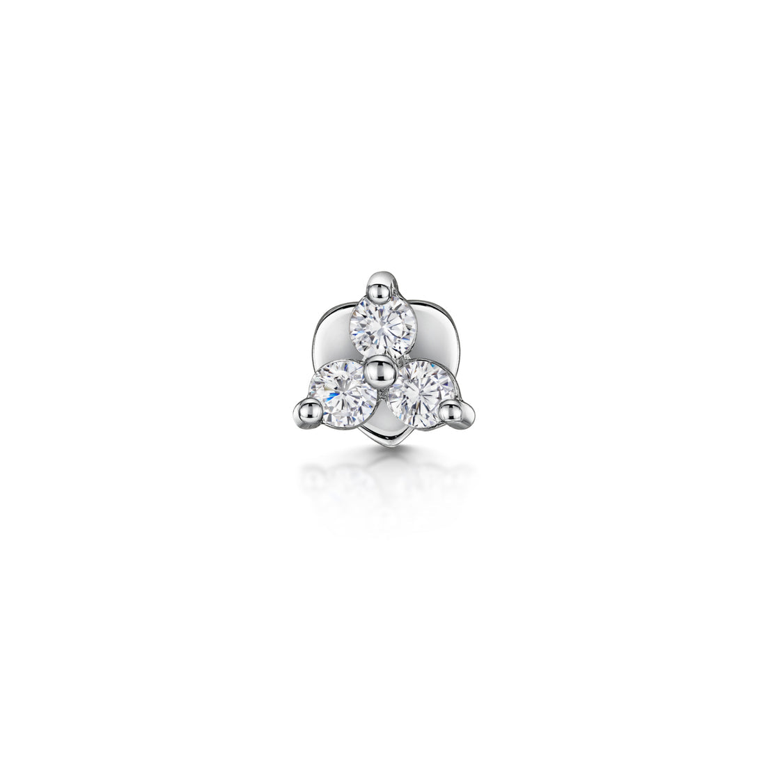 Crystal trio stud
