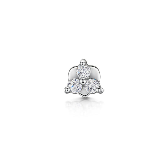 Crystal trio stud