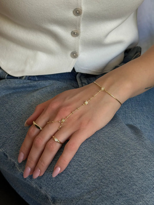 Zircon Star Handchain