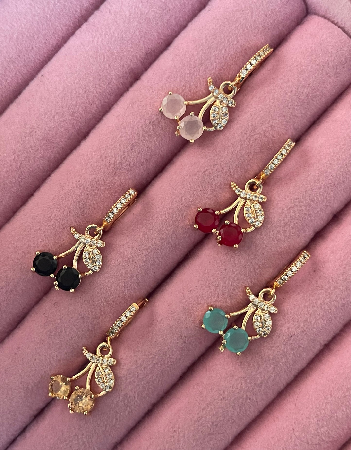 Zircon Cherry hoops