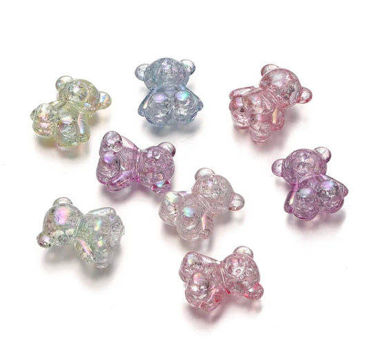 Acrylic bear charms