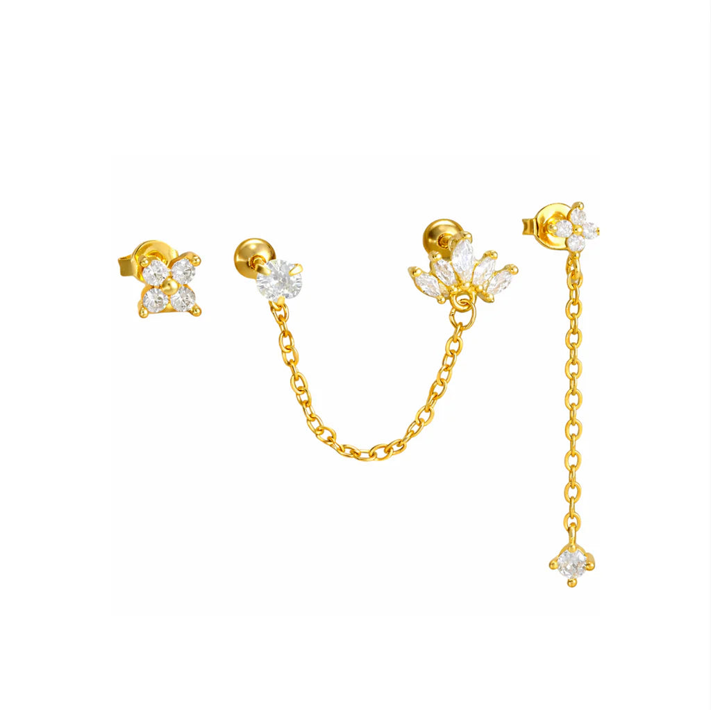 3pcs Crown Piercing set