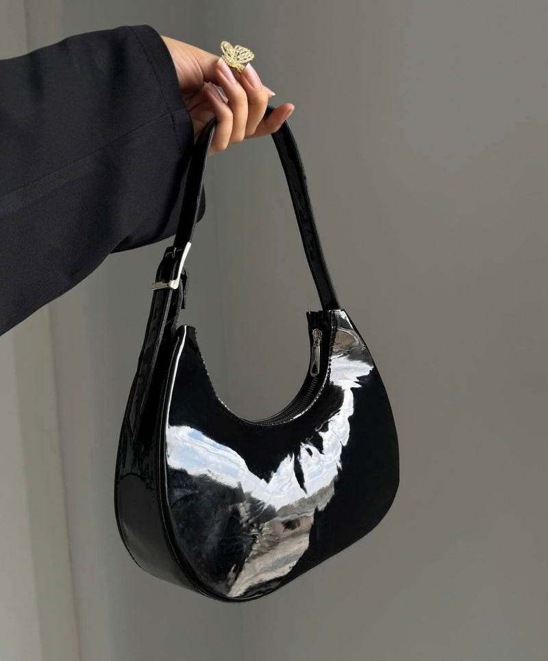 Black Glossy Bag