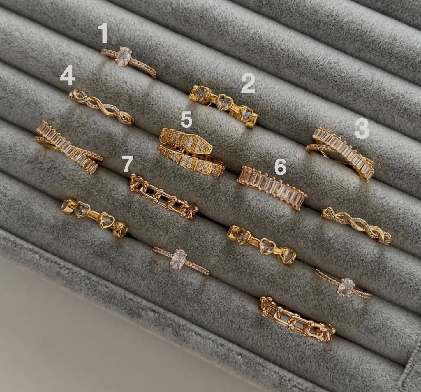 14k plated Rings