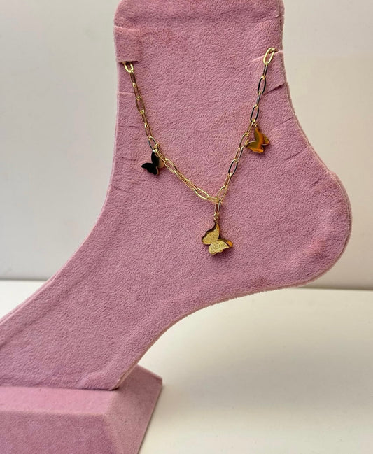 Butterflies anklet