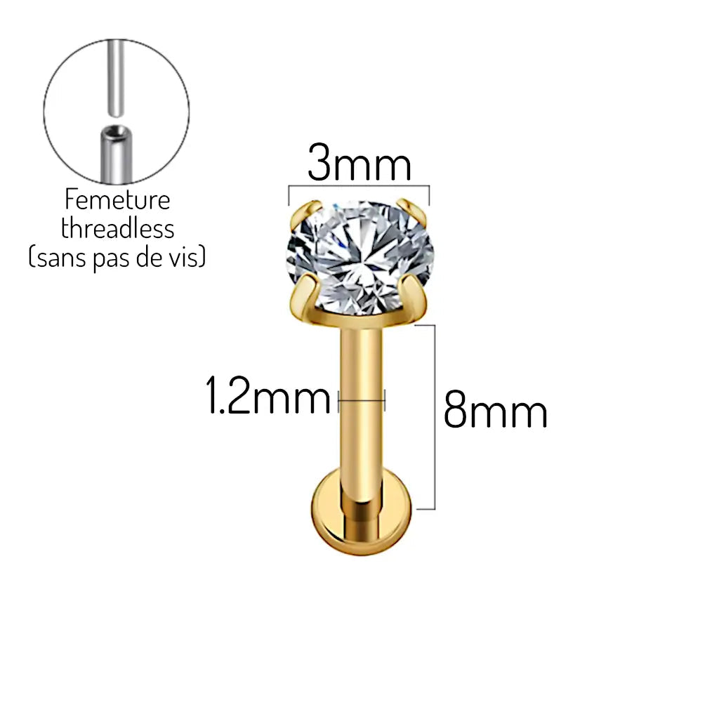 Zircon Stud